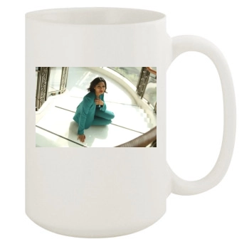 Freida Pinto 15oz White Mug