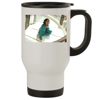 Freida Pinto Stainless Steel Travel Mug