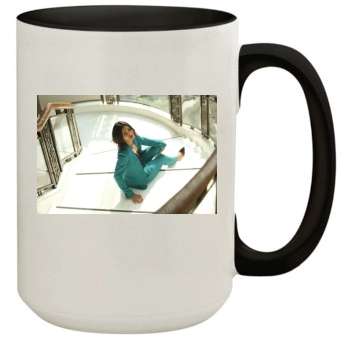 Freida Pinto 15oz Colored Inner & Handle Mug