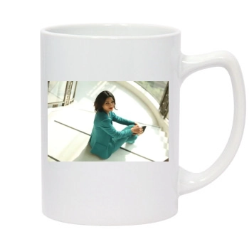 Freida Pinto 14oz White Statesman Mug