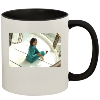 Freida Pinto 11oz Colored Inner & Handle Mug