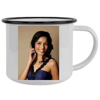 Freida Pinto Camping Mug