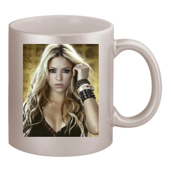 Shakira 11oz Metallic Silver Mug