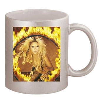 Shakira 11oz Metallic Silver Mug