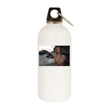 Edita Vilkeviciute White Water Bottle With Carabiner