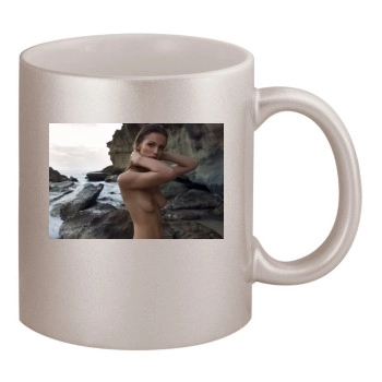 Edita Vilkeviciute 11oz Metallic Silver Mug