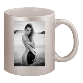 Edita Vilkeviciute 11oz Metallic Silver Mug