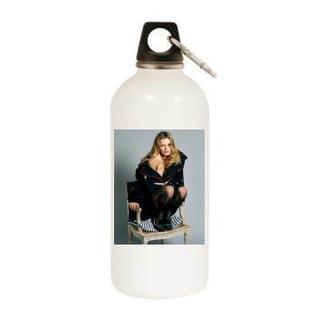 Edita Vilkeviciute White Water Bottle With Carabiner