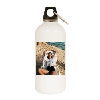 Edita Vilkeviciute White Water Bottle With Carabiner