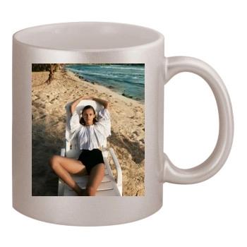 Edita Vilkeviciute 11oz Metallic Silver Mug