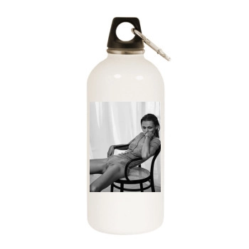 Edita Vilkeviciute White Water Bottle With Carabiner