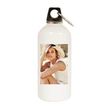 Edita Vilkeviciute White Water Bottle With Carabiner