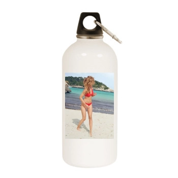 Edita Vilkeviciute White Water Bottle With Carabiner