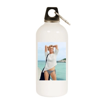 Edita Vilkeviciute White Water Bottle With Carabiner