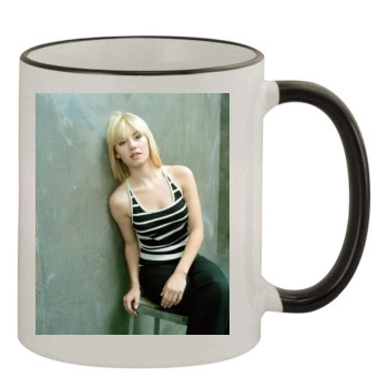 Elisha Cuthbert 11oz Colored Rim & Handle Mug