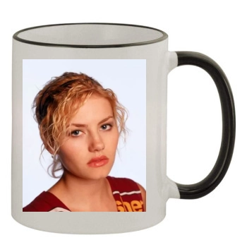 Elisha Cuthbert 11oz Colored Rim & Handle Mug