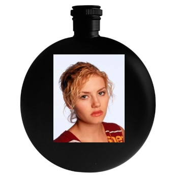 Elisha Cuthbert Round Flask