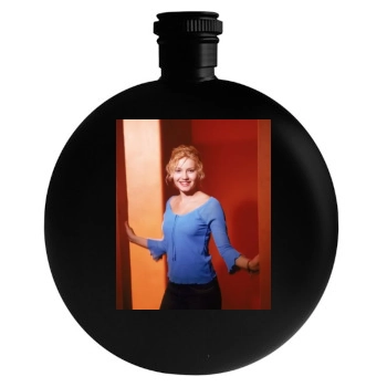 Elisha Cuthbert Round Flask