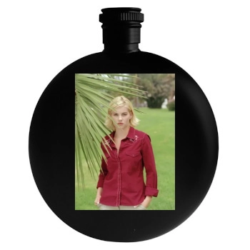 Elisha Cuthbert Round Flask