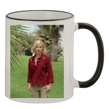 Elisha Cuthbert 11oz Colored Rim & Handle Mug