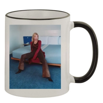 Elisha Cuthbert 11oz Colored Rim & Handle Mug