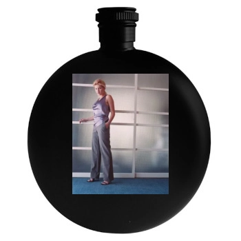 Elisha Cuthbert Round Flask