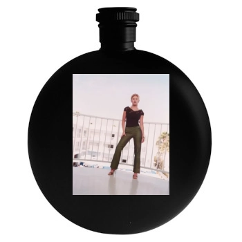 Elisha Cuthbert Round Flask