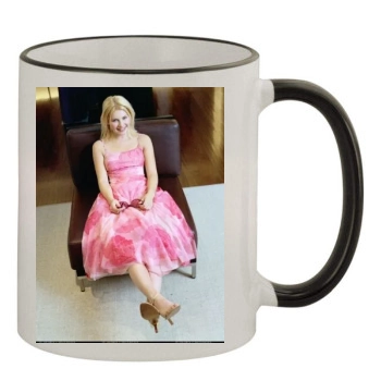 Elisha Cuthbert 11oz Colored Rim & Handle Mug