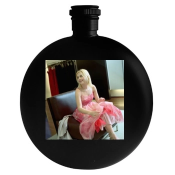 Elisha Cuthbert Round Flask