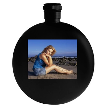 Elisha Cuthbert Round Flask