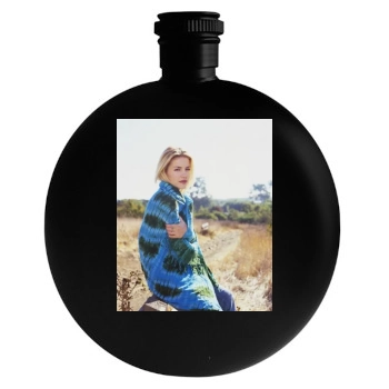 Elisha Cuthbert Round Flask