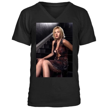 Elisha Cuthbert Men's V-Neck T-Shirt