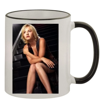 Elisha Cuthbert 11oz Colored Rim & Handle Mug