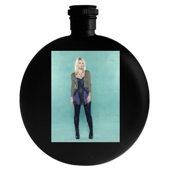 Elisha Cuthbert Round Flask