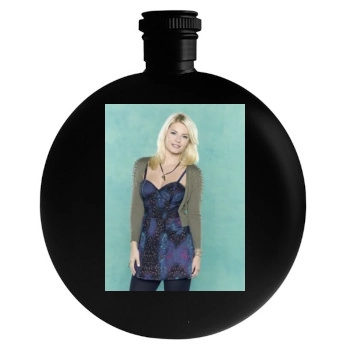 Elisha Cuthbert Round Flask