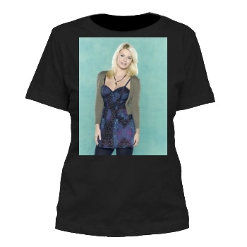 Elisha Cuthbert Women's Cut T-Shirt