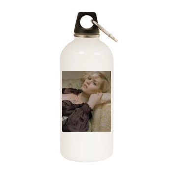 Elisha Cuthbert White Water Bottle With Carabiner