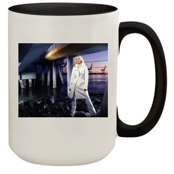 Elisha Cuthbert 15oz Colored Inner & Handle Mug