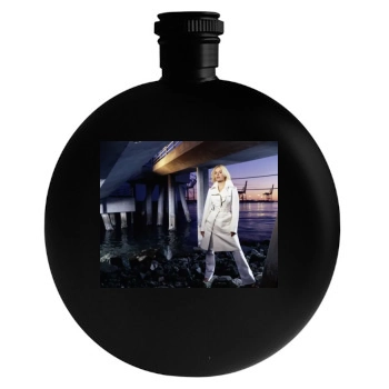 Elisha Cuthbert Round Flask