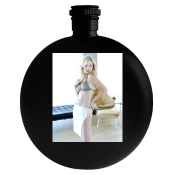 Elisha Cuthbert Round Flask