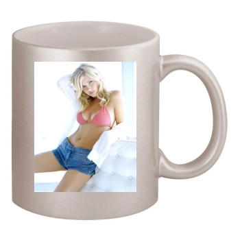 Elisha Cuthbert 11oz Metallic Silver Mug