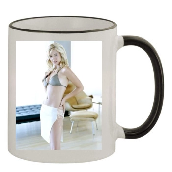 Elisha Cuthbert 11oz Colored Rim & Handle Mug