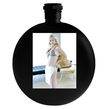 Elisha Cuthbert Round Flask