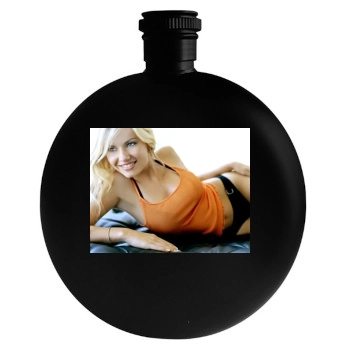 Elisha Cuthbert Round Flask