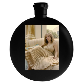 Elisha Cuthbert Round Flask