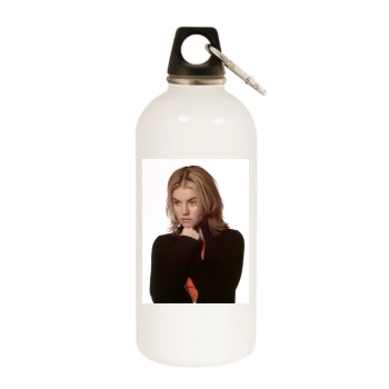 Elisha Cuthbert White Water Bottle With Carabiner