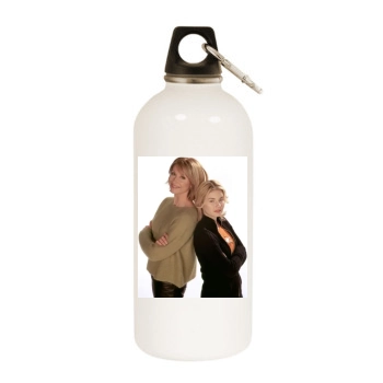 Elisha Cuthbert White Water Bottle With Carabiner