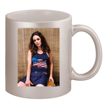 Eliza Dushku 11oz Metallic Silver Mug