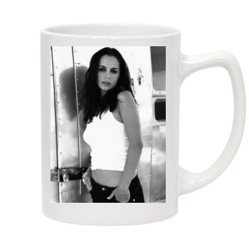 Eliza Dushku 14oz White Statesman Mug