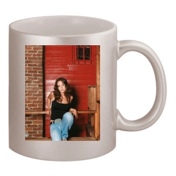 Eliza Dushku 11oz Metallic Silver Mug